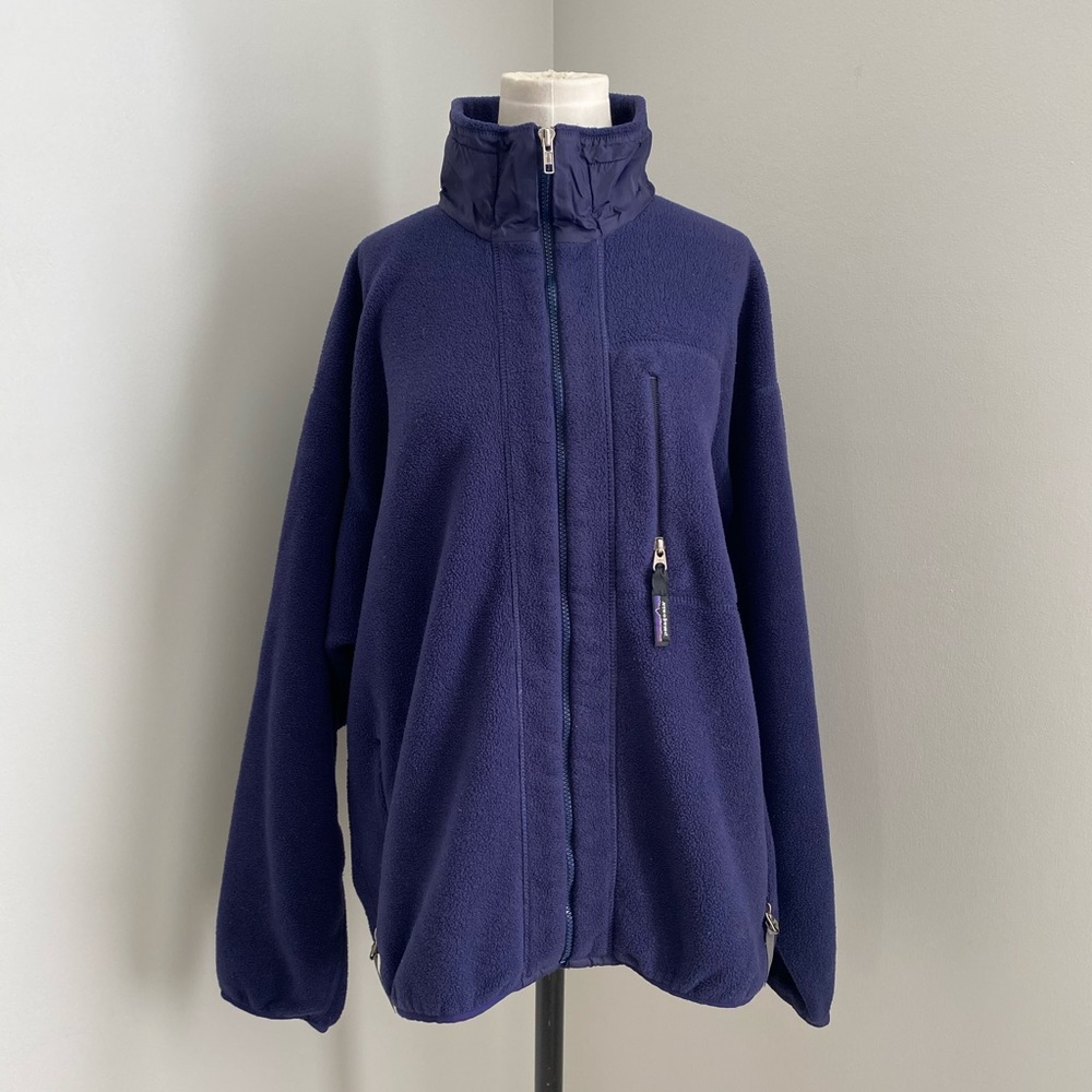 Patagonia Mens Purple Full Zip Fleece Jacket